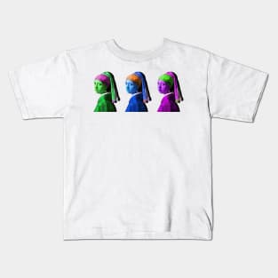 girl with a pearl earring Kids T-Shirt